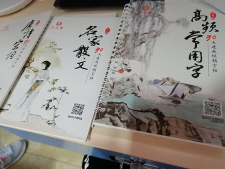 便携性能：字帖相较于其他的更小点，方便携带。
虽然还没用，但看着挺可以的，是自己喜欢的字帖。