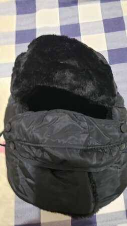 还是京东快递靠谱，不管双11多么忙还是给你送到家，敬业。帽子看起来很暖和，准备下个月去漠河用的，还送了双手套，刚好就不要再去买薄的了。