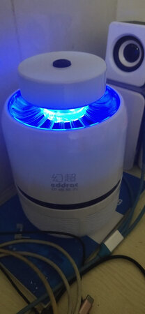买来就用上了一夜一个蚊子毛都没发现，是不是把蚊子都吓跑了！