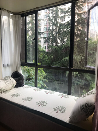 很漂亮，有拉链可拆洗，就是不知道用久了会不会变形。