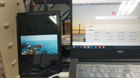 很不错，我桌子空间小所以只买了10.1寸的，但用起来正好，三屏扩展非常爽啊