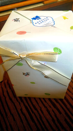 包装精美，等它的主人回来开！???