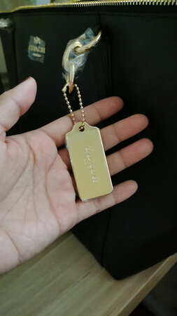 是否正品：不会看，摸起来跟在美国买回来的是一样的
包装设计：包装就是个白色的布袋子，不够精致
做工细节：五金件质量很好，后面因为包装问题压了一条痕迹，应该能撑好
外观颜值：黑色的商务一些，主要看中空间大了，能放下a4,能放下15.6的笔记本后还很富裕，拉链也可以拉上，超方便了
其他特色：还有个金属的牌子，有点重，不喜欢可以拆掉