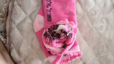 袜子比较厚实，摸着很舒服，冬天穿应该不冷 颜色都是孩子喜欢的