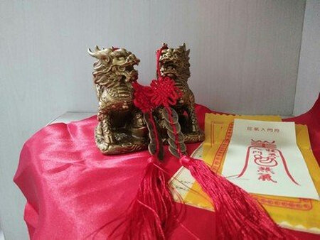 做工精细，纯铜材质更加招财纳福，今天吉日良辰开光完毕，希望合家平安！万事大吉