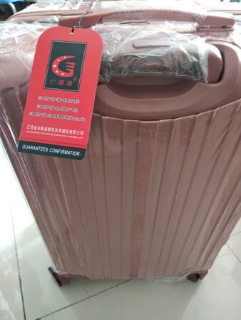 是我喜欢的款式，颜色也很喜欢，就是错估了行李箱的大小，以为会小点，结果发现跟现有的一样大，预计是想买小一点的，不过还是挺满意的，也相对来说比较划算的，刚拿到货，体验了一下，感觉还是不错的，比较满意的一次购物