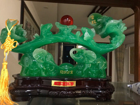 实物很漂亮，寓意很好，装饰品，高端大气！