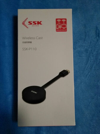 飙王(SSK)P110无线WiFi同屏器，安装方便，好用。