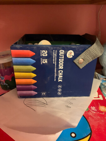 这款粉笔很好用，每一支都很粗，这样不容易断！也不担心小孩子吞咽下去。小朋友非常喜欢呢！又有很多种颜色！在黑板上画画很方便！以前买的是很细的粉笔，容易断，一只粉笔用不了几次。这款粉笔一支可以用很久！不错！