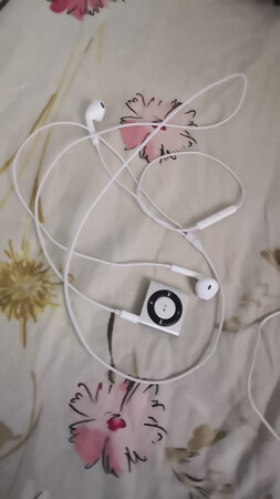 华为荣耀原装耳机华为手机线控入耳式重低音耳塞 通用 白色耳机配麦 iPod touch6/5 shuffle5/4