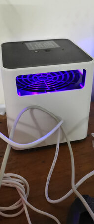送货速度很快 很小巧 没有声音 没有味道 期待七天后的效果