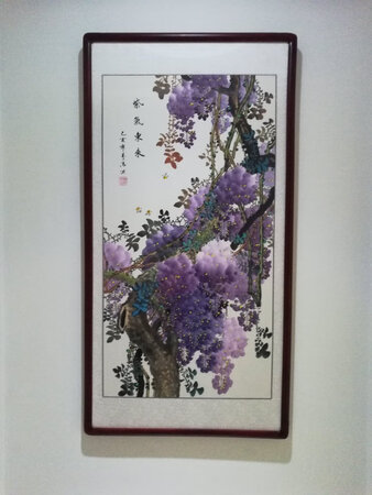 画是不错，就是买的稍微小一点了，要是再大一号就好了。