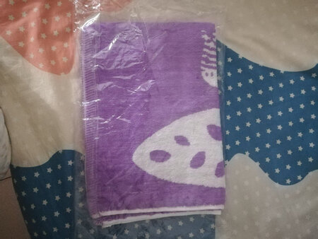 这个枕巾是诛仙v的，质量还挺好的，相对于这个活动价格，也算是物超所值了。