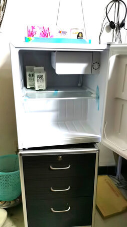 容量大小：正是我需要的办公室用。
外形外观：美观大方
制冷效果：很不错
保鲜效果：还在研究。