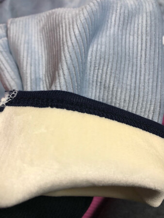 很厚实，绒很细密，外面条绒也很好看，有质感