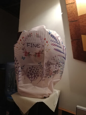 宝贝质量不错，特别适合台式风扇，可以把底座也一起罩上，效果非常好