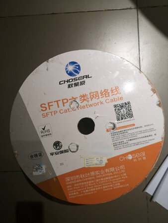 质量不错，网线很粗。