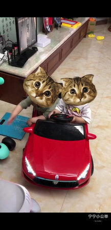 性价比很高的一个小玩具车，颜值也很高，能容得下我们家两只猪猪仔，两小只玩得可开心了。功能比较多，可以让她们自己开，也可以遥控控制，还能原地摇晃，以后不用去楼下小卖部花钱坐摇摇椅了哈。不过刚拆开有点味道，在阳台晾了一天就好了～
