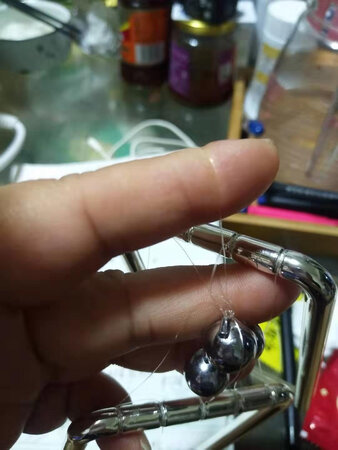收到货线缠成了一团线，线又细解开来就断了。