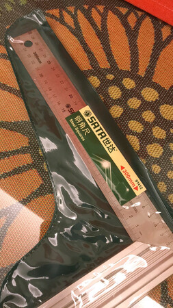 世达钢角尺做工精致 质量好 使用方便