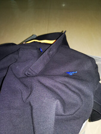 前几天出差 今天回来领到衣服  质量很好 很满意  七匹狼就是杠杠滴  照片是晚上拍 效果不怎样