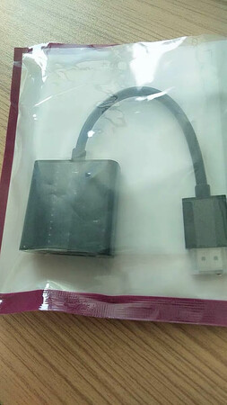 这个转接线很管用的，我用它来扩展电脑屏幕，很好用的。
