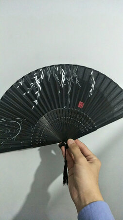 扇子不错，就是发错货了