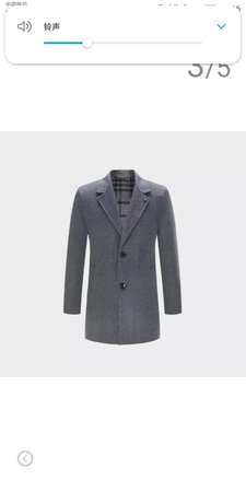 衣服老公穿着挺帅的，就是里面的条纹他不喜欢