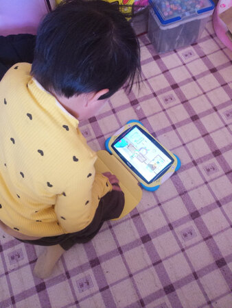 孩子非常喜欢 早上起来没梳头发 就开始学习 学习机还有语音提醒功能 非常好 孩子不仅学习了 还保护视力 超级赞的 还能学到孩子上小学 真是超值