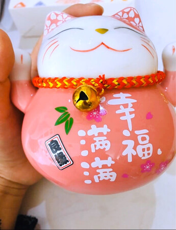 这个存钱罐是送给小朋友的，小朋友拿到后很喜欢，培养他们的储蓄意识非常有帮助，现在他们天天有剩余的钱会放在储存罐里面，挺好的。再说一下猫猫的质量，我觉得质量是挺好的，颜色鲜艳，色彩这些搭配都是非常好的。推荐给各位。