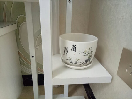 这个花瓶我一见钟情，买回来，大小刚刚好，是我喜欢的样子。