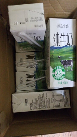 及时快！包装完好，喜欢这个牌子的牛奶。