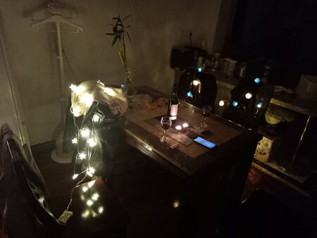 本来担心价格便宜会不会质量不太好，但是送到之后发现货物非常的精美，进行室内布置的气氛非常的好。同时，物流速度也很快，包装也很完好，没有什么破损。非常喜欢。同时装电池款的也很方便，不用用接线板之类的。非常好用，非常喜欢给个好评！