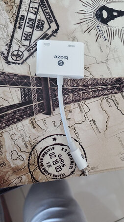 转换神器，这样pad 就可以投电视上了