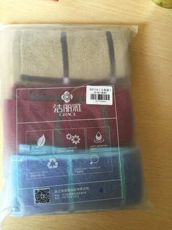一直用这牌子的毛巾，舒服不掉毛线，手感饱满厚实，吸水力强！
