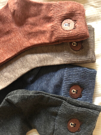 袜子棉棉的很舒服也可爱