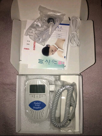 有了它心里安稳多了，听着哒哒的胎心特别的心安。胎心仪的头在大点，声音再清晰点就更好啦