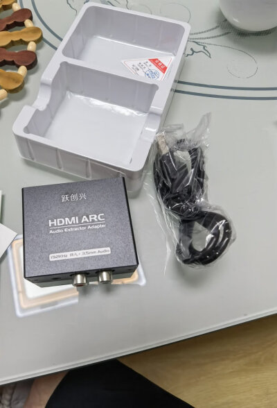 跃创兴 hdmi arc音频转换器转音频线电视hdmi接音适用于小米/海信/TCL高清hdmi接音箱 HDMI ARC转换器+供电线+ARC线 晒单实拍图