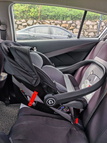 怡戈（Ekobebe）婴儿提篮车载便携式宝宝安全座椅汽车用睡篮新生儿手提篮 幻影灰 晒单实拍图