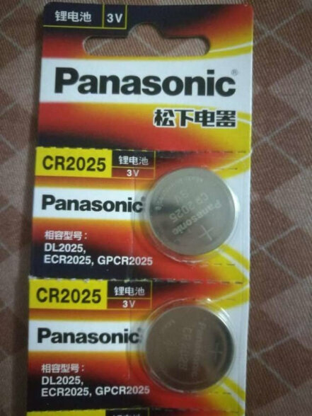 松下（Panasonic） 3V纽扣电池 型号可选 适用汽车遥控器、电子仪器仪表、电脑主板、血糖仪等 CR2354（特斯拉Model X;面包机） 5粒（整卡） 晒单实拍图