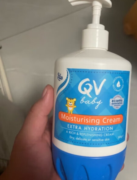 QV小老虎润肤乳250g(按压瓶)婴儿身体乳宝宝面霜滋润澳洲意高Ego 晒单实拍图