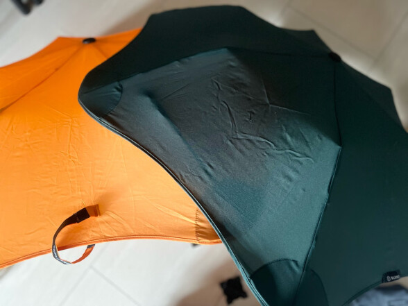 BLUNT新西兰 XS 半自动晴雨伞男女士创意折叠伞防晒防风伞  两折通勤伞 橄榄绿 100cm 晒单实拍图