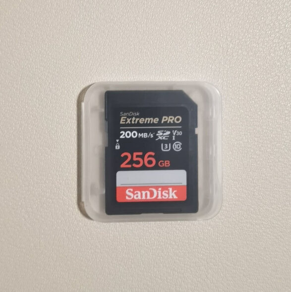 闪迪（SanDisk）256GB SD存储卡 U3 C10 V30 4K至尊超极速版数码相机内存卡 读速200MB/s 写速140MB/s 晒单实拍图