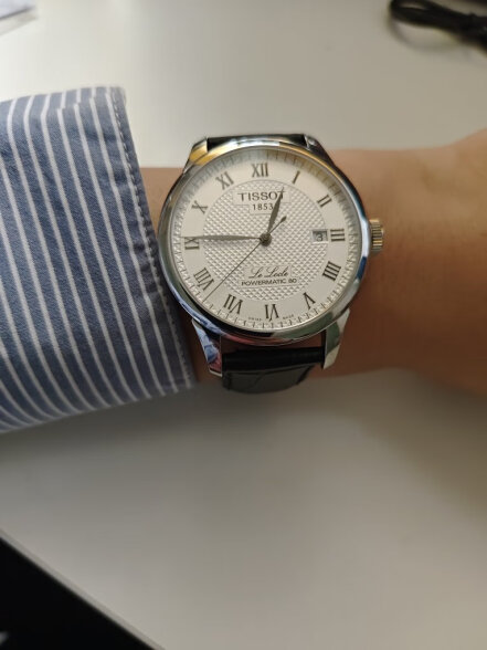 天梭（TISSOT）瑞士手表 力洛克系列腕表 皮带机械男表T006.407.16.033.00 晒单实拍图