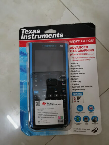 德州仪器（Texas Instruments）TI-Nspire CX CAS II 彩屏中英文编程图形计算器 AP SAT 国内外考试计算机 晒单实拍图