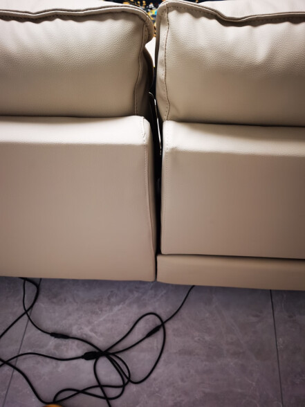京东京造北岛真皮双电动功能沙发 客厅中小户型现代轻奢风 大三人位米色 晒单实拍图