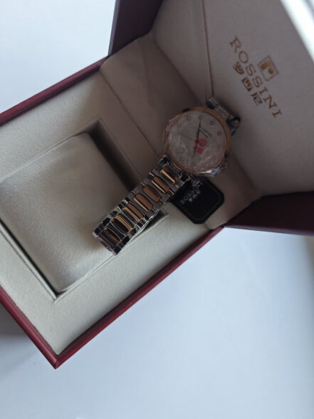 罗西尼（ROSSINI）手表女自动机械表白盘钢带礼物送女友国表商务时尚气质 516764 晒单实拍图