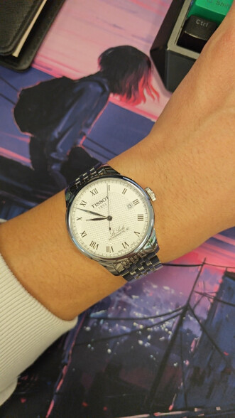 天梭（TISSOT）瑞士手表 力洛克系列腕表 钢带机械男表T006.407.11.033.00 晒单实拍图