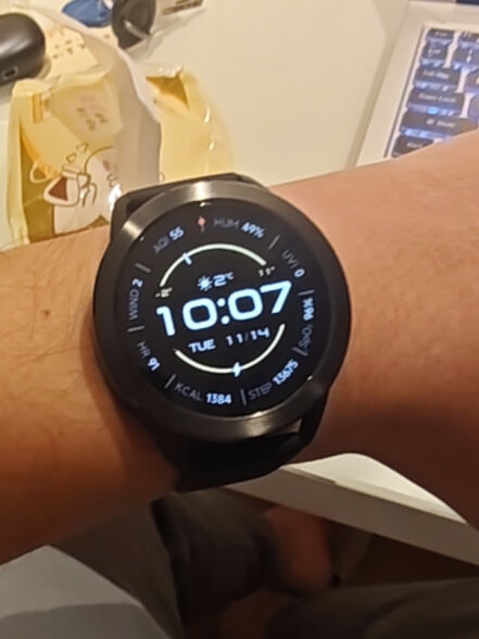 小米（MI）Xiaomi Watch S3 黑色 47mm 全天血氧监测 小米智能手表 运动手表 黑色氟橡胶表带 晒单实拍图