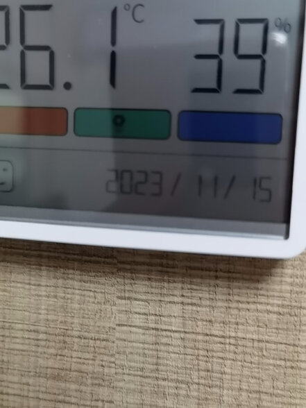 京东京造 温湿度计时钟室内温度计办公家用婴儿房壁挂桌面电子湿度计 高精度传感器 非蓝牙版 晒单实拍图